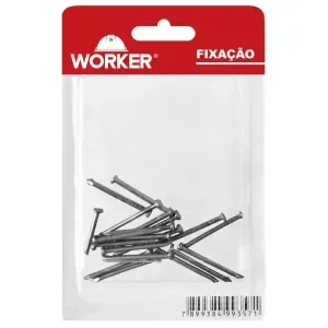 Prego Aco Niquelado C/C 10x10 20pcs 087 422010 Worker