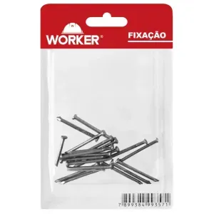 Prego Aco Niquelado C/C 12x12 20pcs 088 422029 Worker