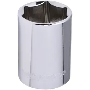 Soquete Sextavado Encaixe 1/2" 20mm Worker