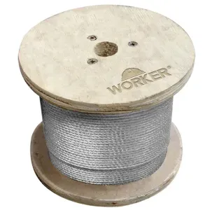 Cabo Aco 5/16" 6x37 Pol 500m 8,0mm Worker