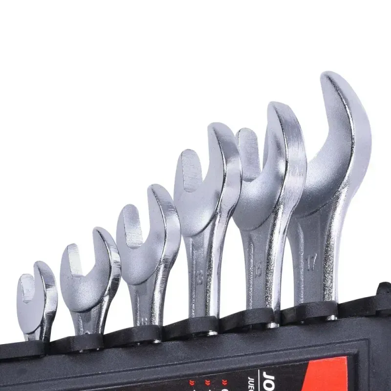 Jogo de Chave Fixa Com 6 Peças 6 a 17mm Worker