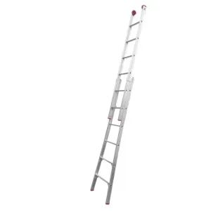 Escada de Alumínio Dupla Extensiva 13 Degraus 6,68m Worker