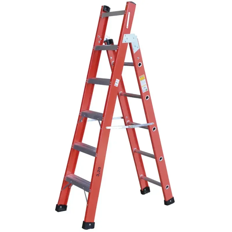 Escada-De-Fibra-Extensivel-10-Degraus-190m Worker