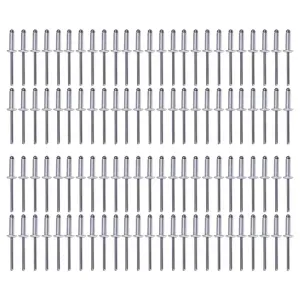 Rebite de Repuxo Alumínio 3,2x8mm 100 Peças Worker