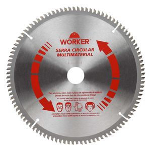 Disco de Serra 7.1/4 60 Dentes 20mm Worker