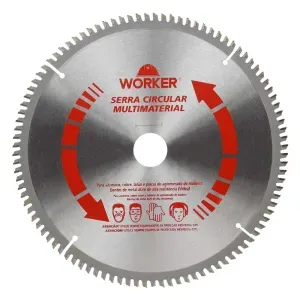 Serra Circular Multimaterial 10" 80 Dentes 30mm Worker