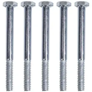 Parafuso Sextavado Unc 3/16” x 2" 421898 Worker – 5 Peças