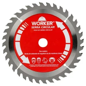 Disco de Serra Widea 8'' 36 Dentes 30mm Worker