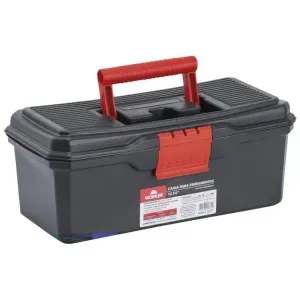 Caixa de Ferramenta Plástica 12,5" Com Bandeja Worker