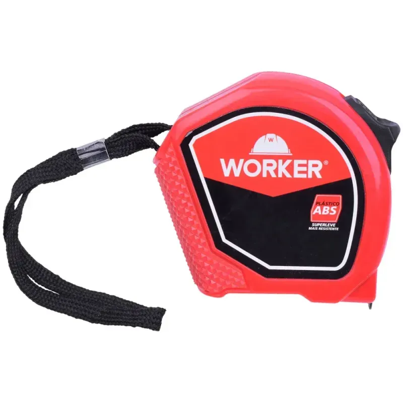 Trena-ABS-3m-x-125mm-Vermelha-Worker