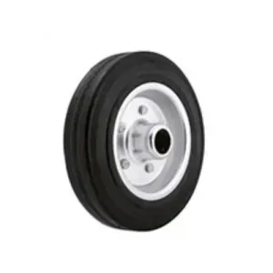 Roda Borracha 8" Rodízio 200kg Worker