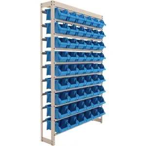 Estante Metálica com Gavetas Plásticas Azul 54/5 Worker