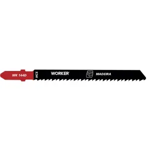 Lâmina Serra Tico-Tico Madeira 8 Dentes 100mm 5 Peças Worker