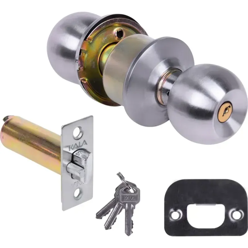 Fechadura-Cilindrica-para-Portas-em-Aco-Acetinado-Kala