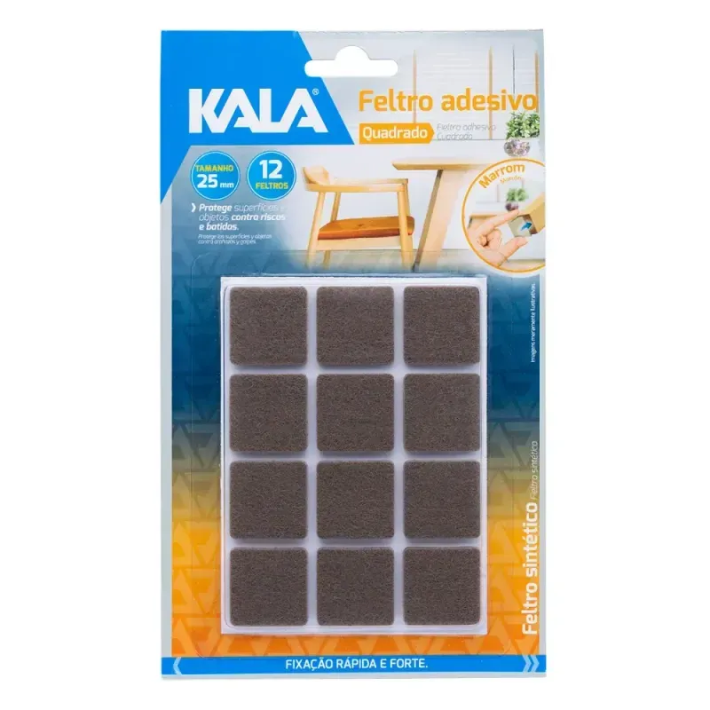 FELTRO-ADESIVO-MARROM-QUAD-25MM-12-PCS-KALA