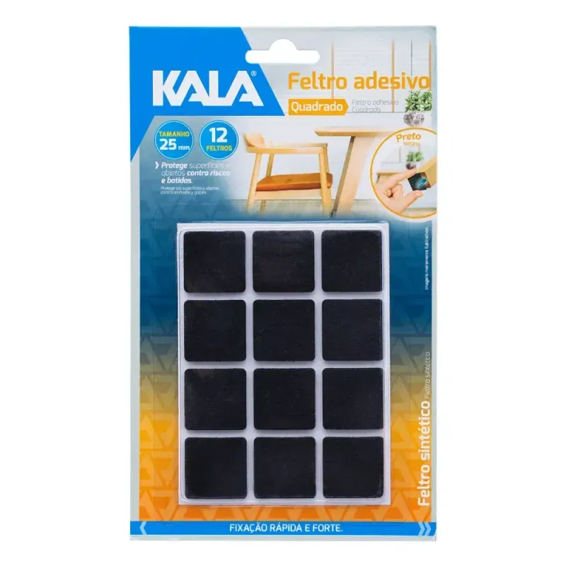 FELTRO-ADESIVO-PRETO-QUAD-25MM-12-PCS-KALA