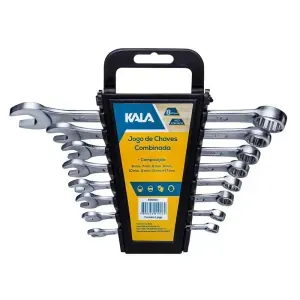 Jogo Chave Combinada 6 a 17mm 8 Peças Kala