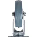 Rodizio-de-Borracha-Giratorio-Cinza-80Kg-Worker