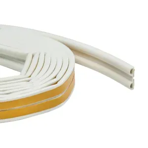 Veda Fresta Autoadesivo 'P' 9x5,5mm-6m Branco Kala