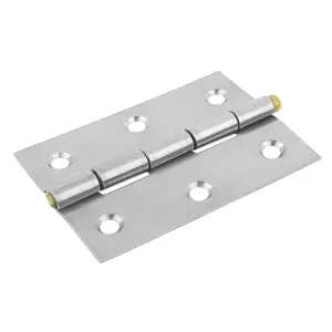 DOBRADIÇA INOX PINO SIMPLES 3" KALA 24 PEÇAS