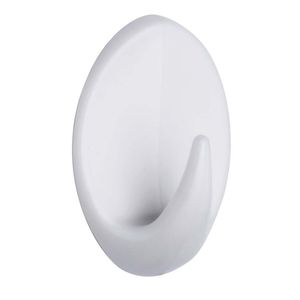 GANCHO BRANCO ADESIVO ABS 0,5KG 6PÇS KALA