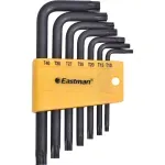 Jogo de Chave Hexalobular L Curta 7 Peças Eastman