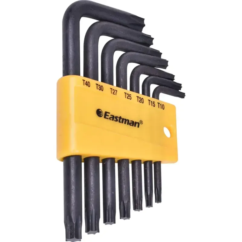 Jogo de Chave Hexalobular L Curta 7 Peças Eastman