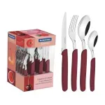 Faqueiro-Tramontina-Carmin-Escuro-em-Aco-Inox-e-Cabo-Polipropileno-com-Facas-para-Churrasco-24-Pecas-Tramontina-23499027