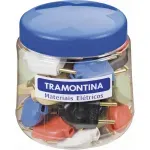 Plugue-Macho-2P-10A-250V~-Pote-com-6-cores-Tramontina-42-Pcs