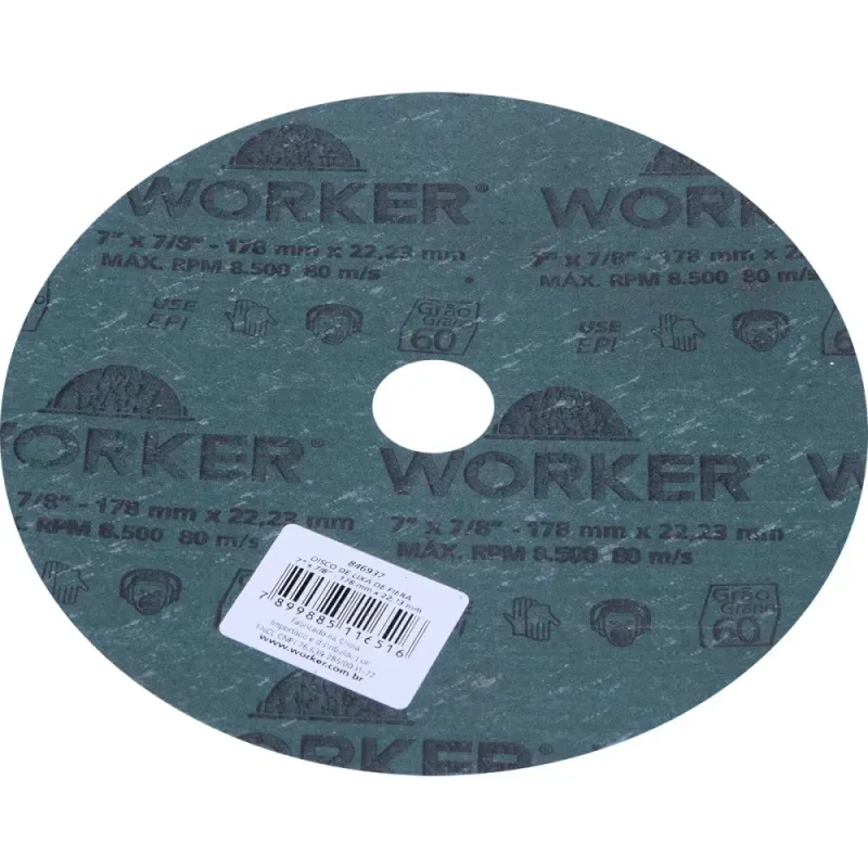 Disco-de-Lixa-de-Fibra-7--x-7-8--Grao-60-Worker