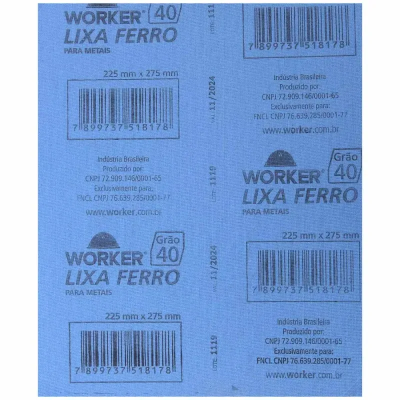 Lixa-Ferro-225mm-x-275mm-Grao-40-Worker