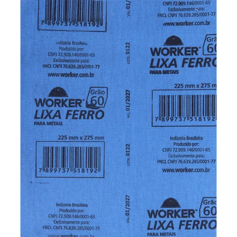Lixa-Ferro-para-Desbaste-em-Metais-Grao-60-Worker