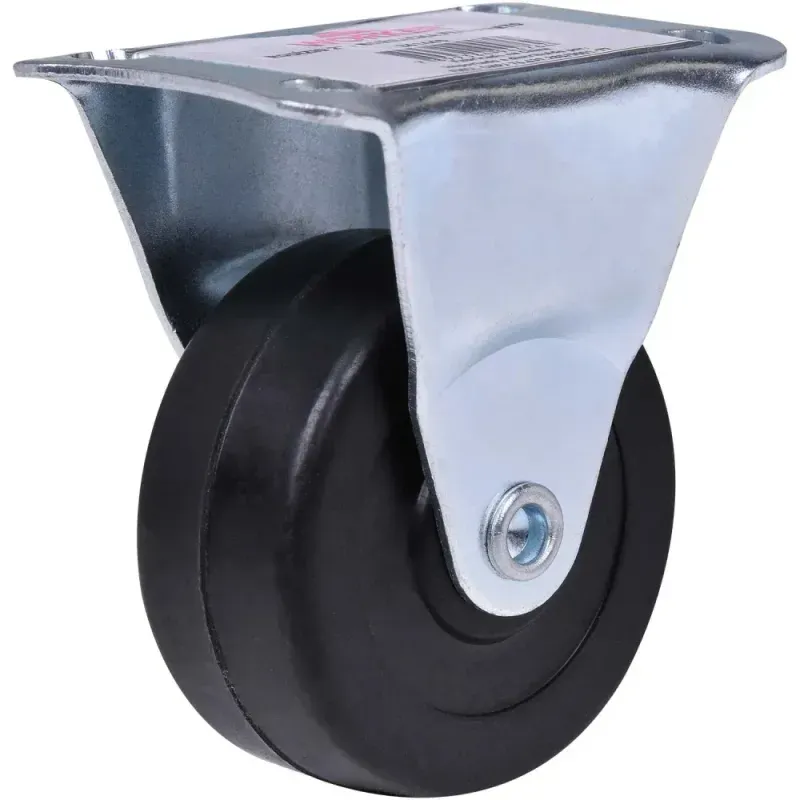 Rodizio-de-Borracha-50mm-Fixo-Preto-Worker