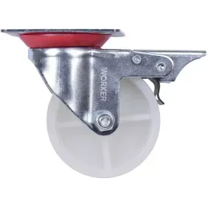 RODIZIO NYLON FREIO GIRATÓRIO 3" Worker