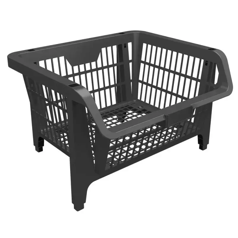Cesto-Expositor-Empilhavel-em-Plastico-Preto-40Kg-Kala
