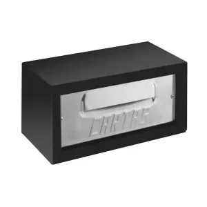 Caixa de Correio de Embutir em Chapa Preta 130x240mm Kala