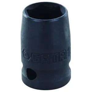 Soquete de Impacto Sextavado 13/16" Encaixe 1/2" Preto Sata