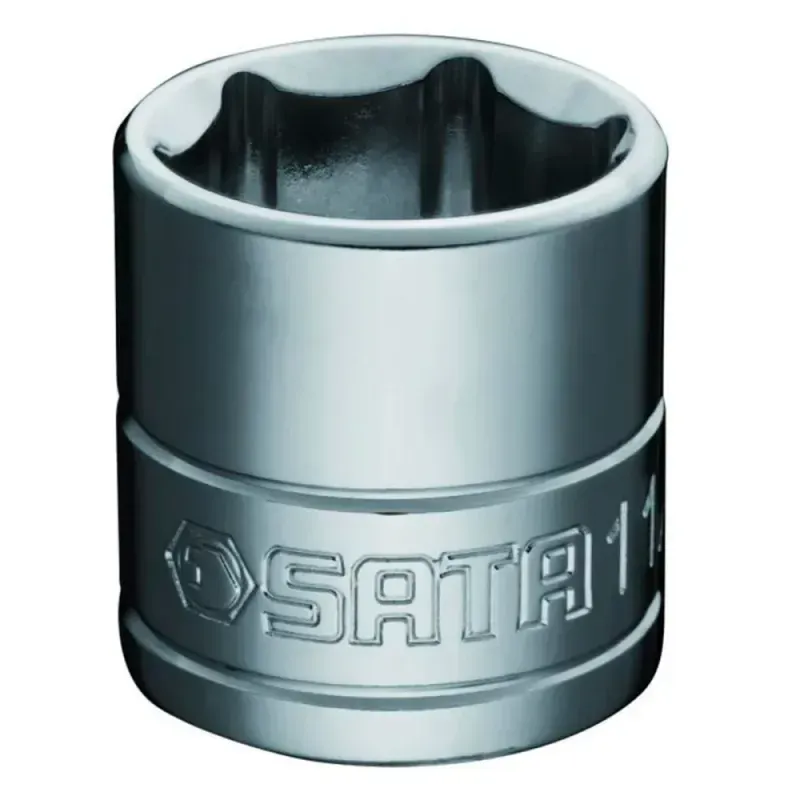 Soquete-Sextavado-Cromo-com-Encaixe-de-3-8--1-2--Sata