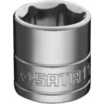 Soquete-Sextavado-Cromo-com-Encaixe-de-3-8--3-8--Sata