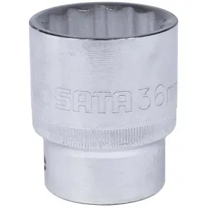 Soquete Estriado 36mm Encaixe 3/4" ST16617SC Sata