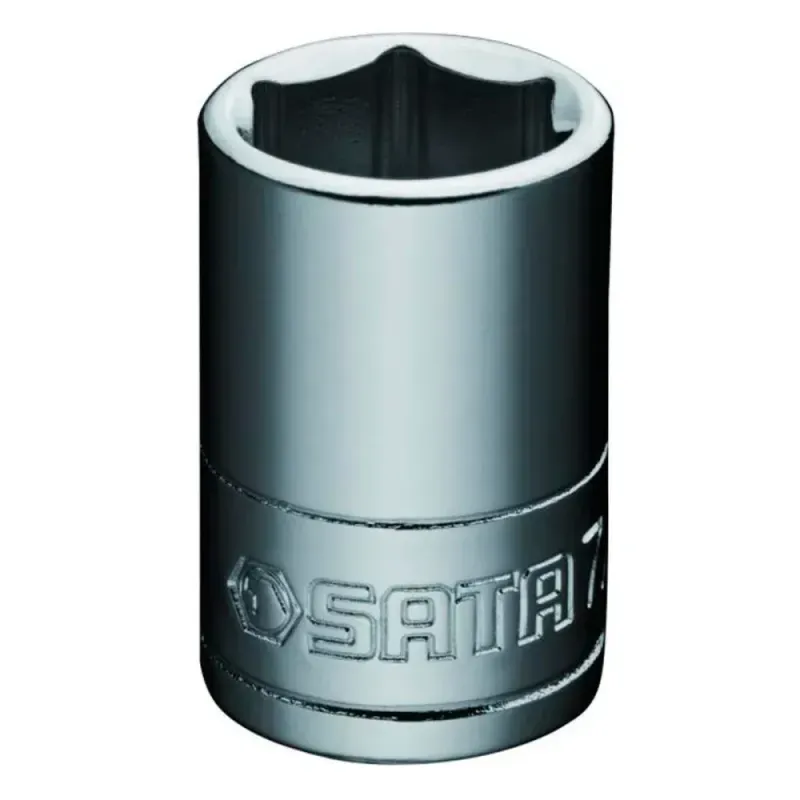 Soquete-Sextavado-Cromo-com-Encaixe-de-1-4--7-32--Sata