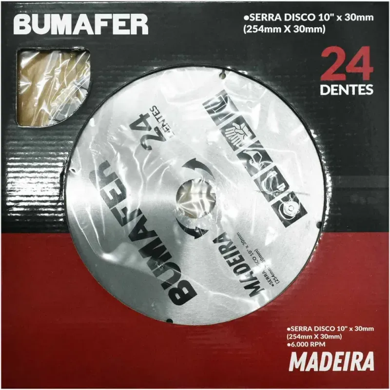 Disco-de-Serra-10”-X-30mm-Para-Madeira-24-Dentes-Bumafer