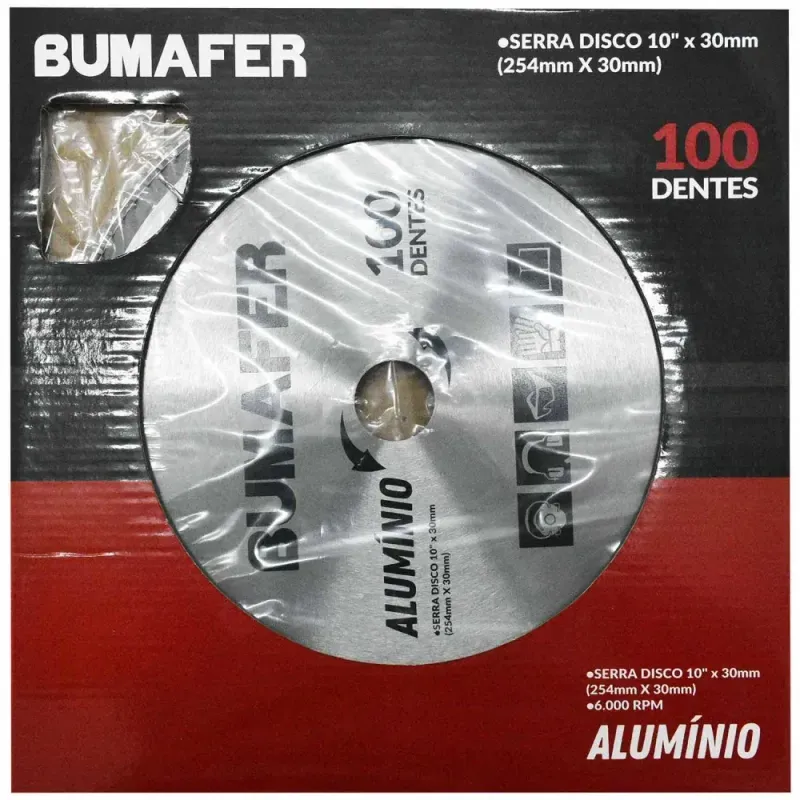 Disco-de-Serra-10”-X-30mm-Para-Aluminio-100-Dentes-Bumafer