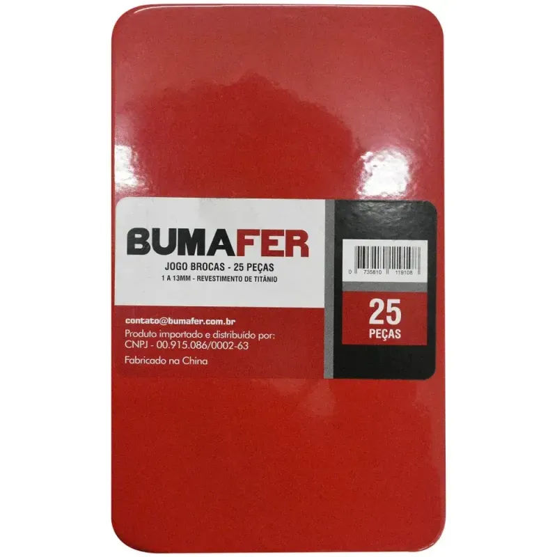 Jogo-de-Brocas-de-Aco-Rapido-1-a-13mm-25-Pecas-Bumafer