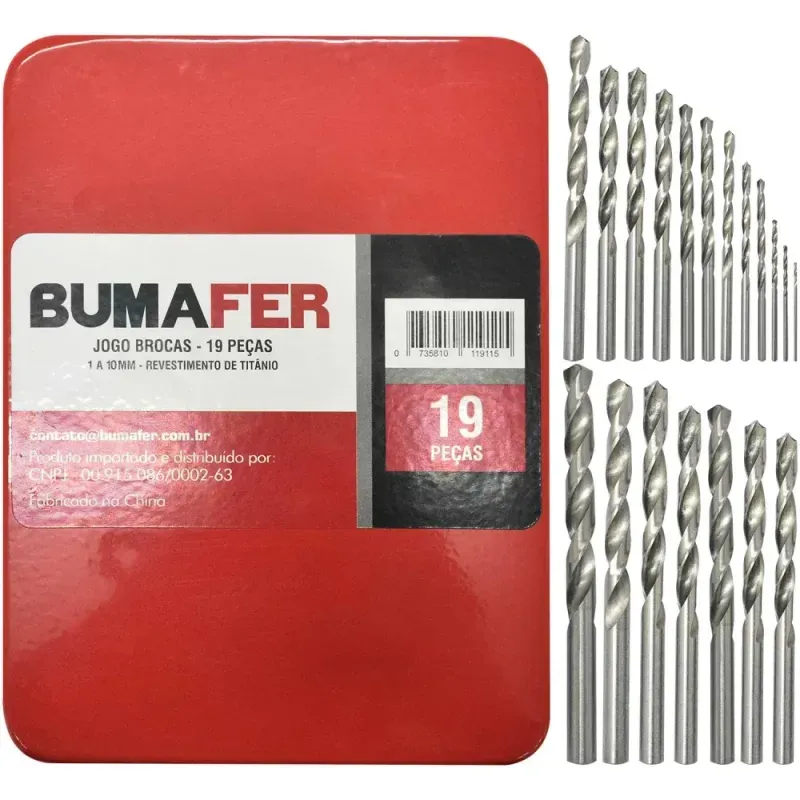 Jogo-de-Brocas-Aco-Rapido-1-a-10mm-19-Pecas-Bumafer