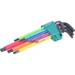 Jogo de Chaves Hexagonal Abauladas ST09101CHBSJ Sata - 9 Pçs