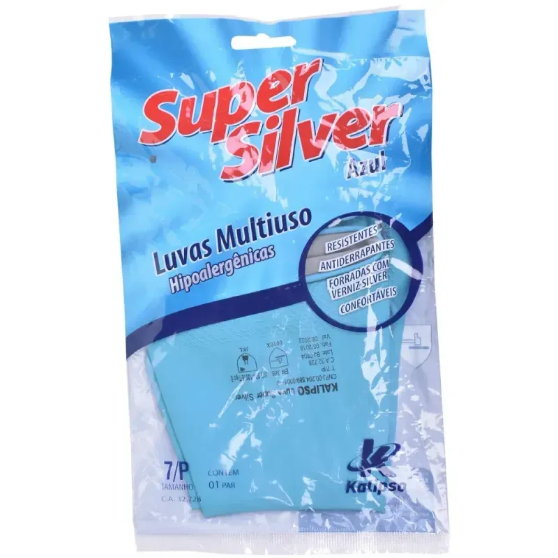 Luva-Latex-Azul-Com-Forro-Super-Silver-Tamanho-XG-Kalipso