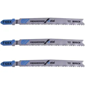 Lâmina de Serra Tico-Tico T123X Bosch – 3 Peças
