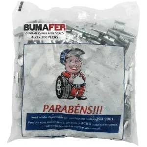 Contrapeso Para Roda de Aço 40 GR Bumafer – 100 Peças