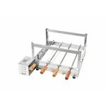 Churrasqueira-Inox-Gira-Bem-4-Espetos-Arke